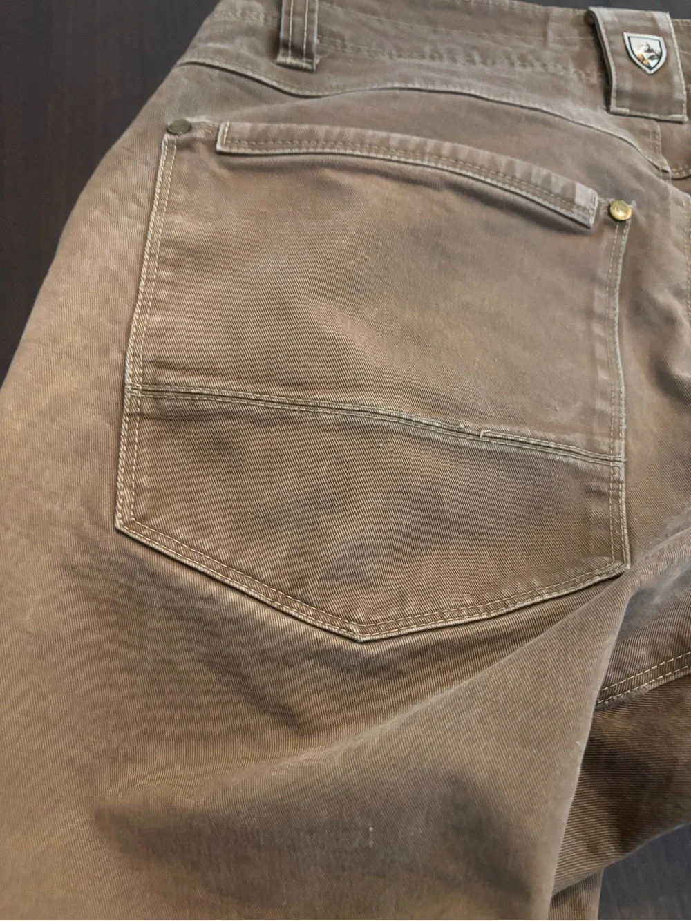 Kuhl Men's Rydr  Pants in Light Brown 30x32